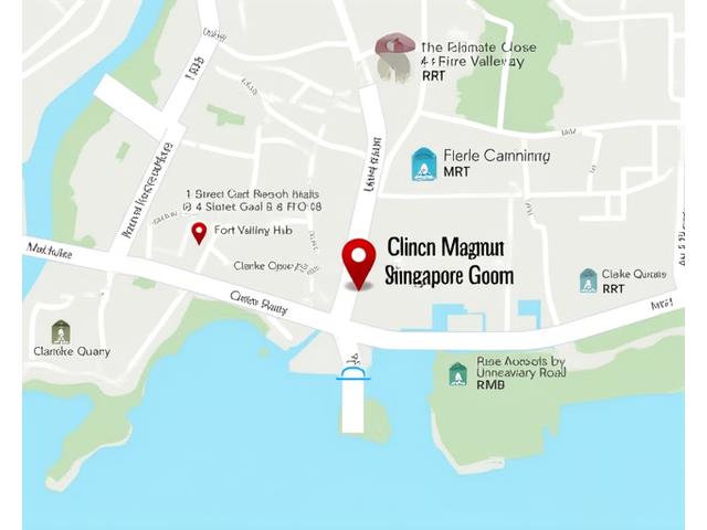 Simplified map showing Oasis Recreation Hub's location at 18 River Valley Close, Singapore, with nearby MRT stations and major roads marked. Illustrative, not real-time.