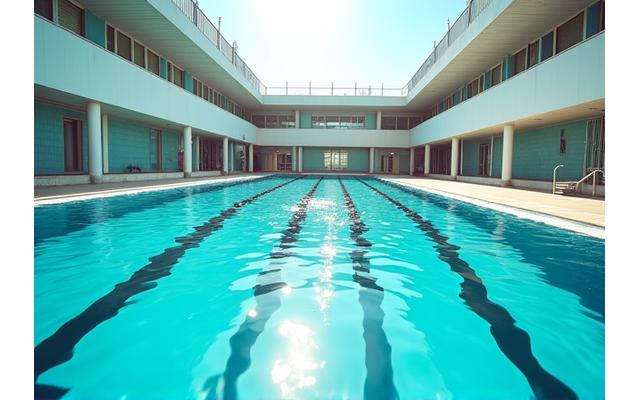 Olympic-sized swimming pool at Oasis Recreation Hub
